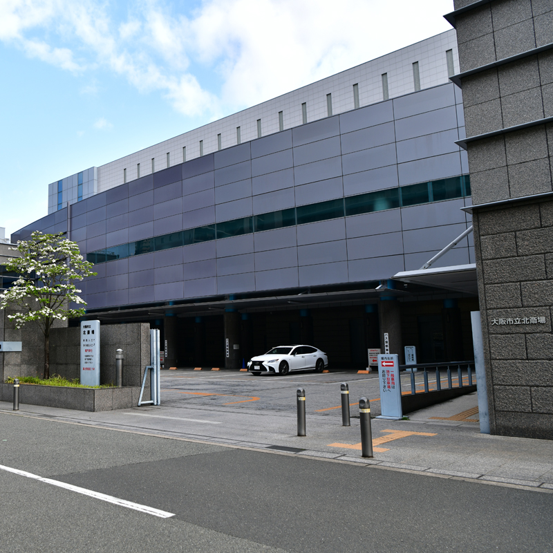 大阪市立北斎場外観